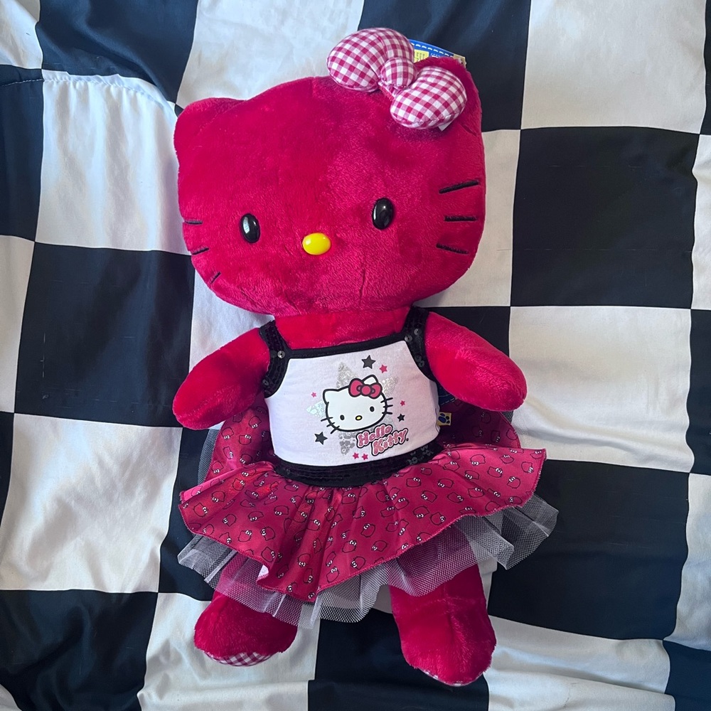 Rare 2012 Red Hello Kitty Build A Bear